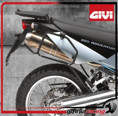 Givi Kit Fissaggio - Portavaligie laterale per Valigie Monokey per KTM 950 / 990 Adventure 03>14