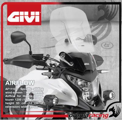 GIVI Airflow AF1110 - Parabrezza / Cupolino Scorrevole per Honda CrossTourer 1200 2012>13