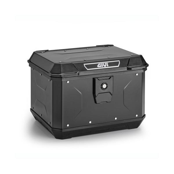 Givi Alpina Monolock 44 litre black aluminium top case with plate and universal kit