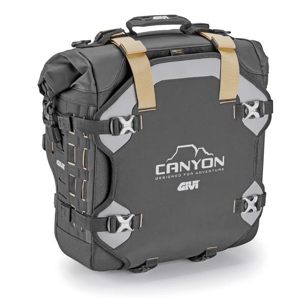 Borsa laterale Givi Canyon Monokey Cam-Side scantonata 25 Litri