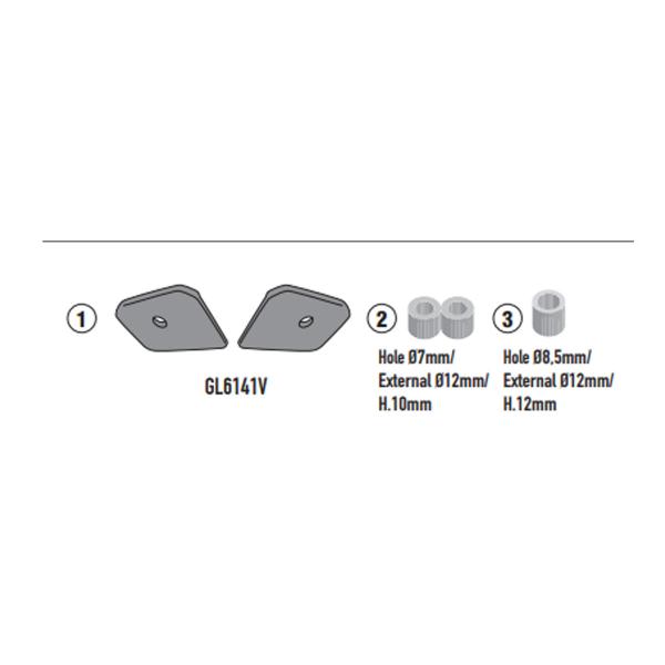 Rear rack Givi top cases Monolock Piaggio Liberty 50/125/150 2025