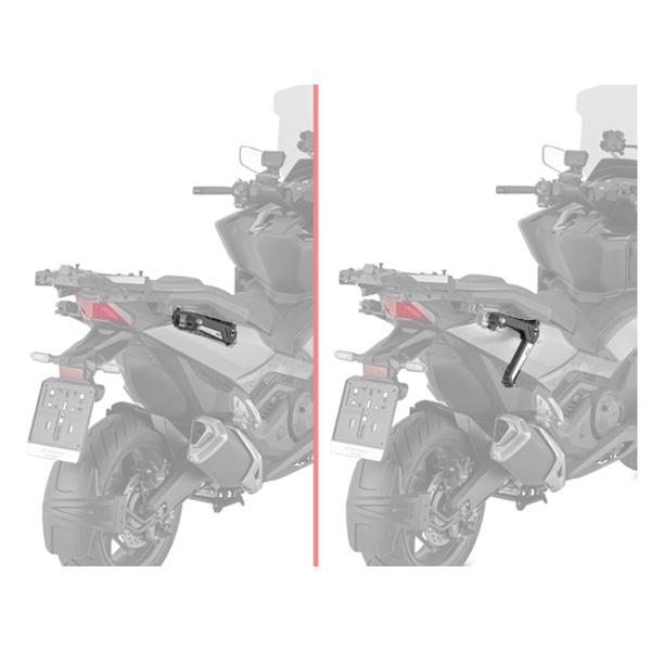 Retractable soft side bag Stealth holder Givi Honda Forza 750 2021-2026