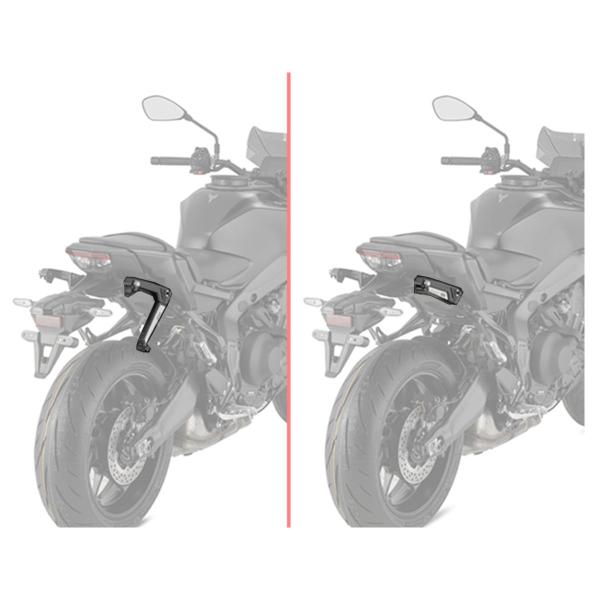 Retractable soft side bag Stealth holder Givi Yamaha MT09 2024-2026