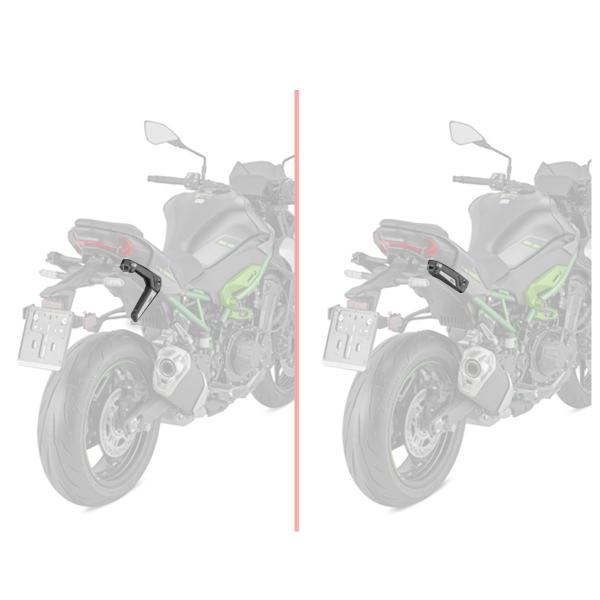 Telaietti borse laterali retraibili Givi Stealth Kawasaki Z900 2025-2026