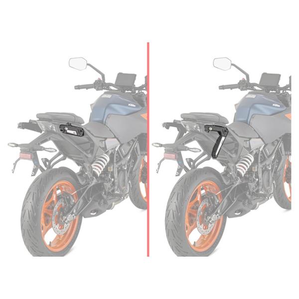 Retractable soft side bag Stealth holder Givi KTM Duke 390 2025-2026
