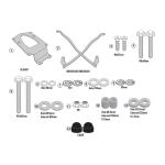 Attacco posteriore bauletto Givi Monokey Monolock Aprilia SR GT 400 2026