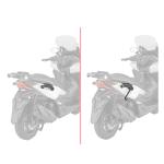 Retractable soft side bag Stealth holder Givi Honda Forza 125 2023-2026