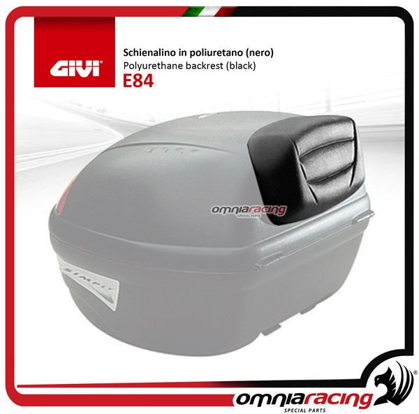 Givi Backrest in black polyurethane for top box series Monolock E450N/E4500N