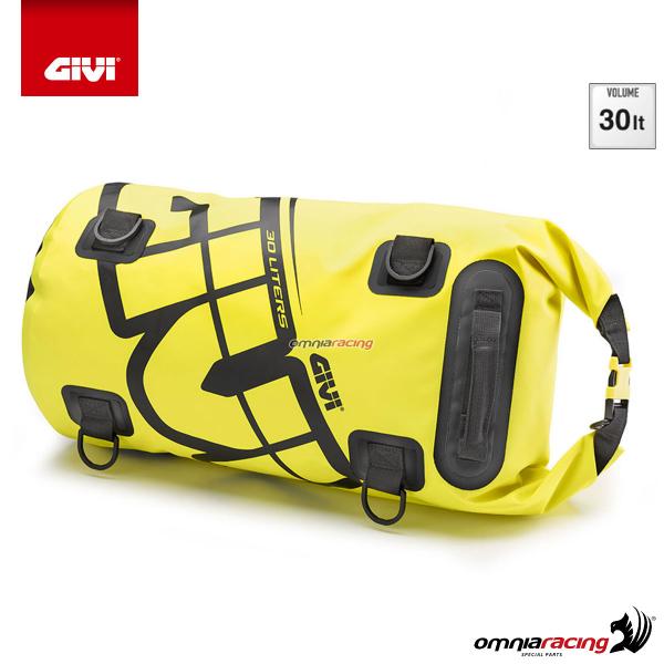 GIVI Easy-T waterproof cylinder seat bag 30 ltr fluo yellow colour