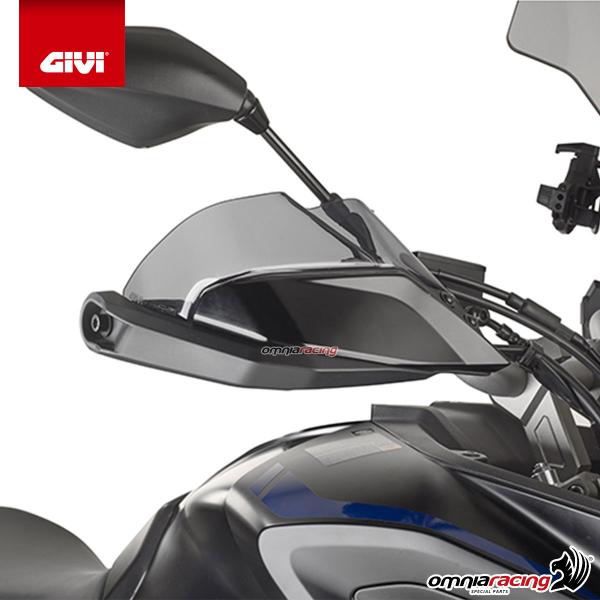 Givi extension in plexiglass light smoked for original hand protector of Yamaha Tracer 900GT 2018>