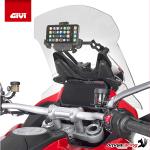 Givi traversino di montaggio Gps/Smartphone per Ducati Multistrada V4 2021>