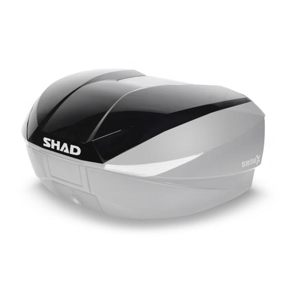 Cover for Shad top case SH58 in metallic black color