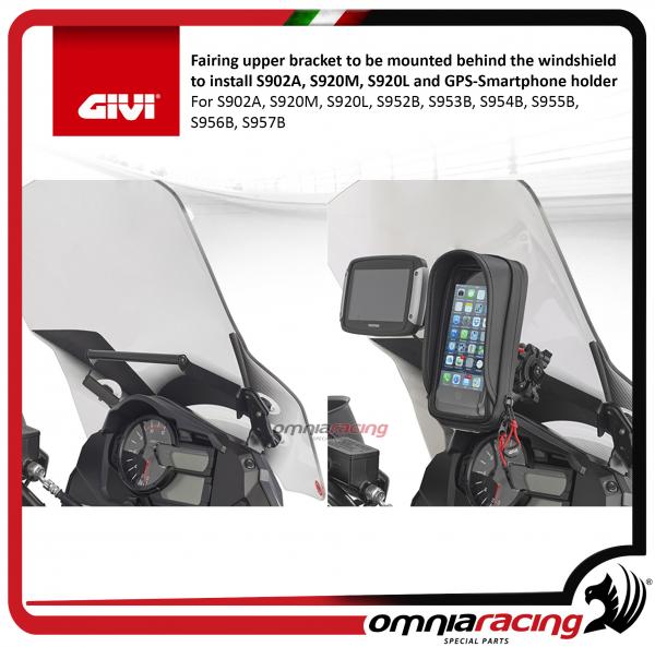 Fairing upper bracket to be mounted S902A, GPS-phone holder for Suzuki DL1000 V-Strom 2017>