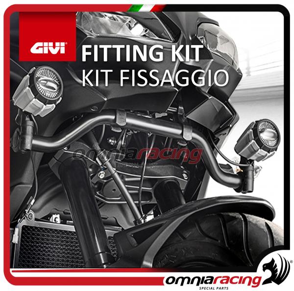 Givi Kit di attacchi specifico per montare i faretti S310 / S322 / S321 per Kawasaki Versys 650 15 >