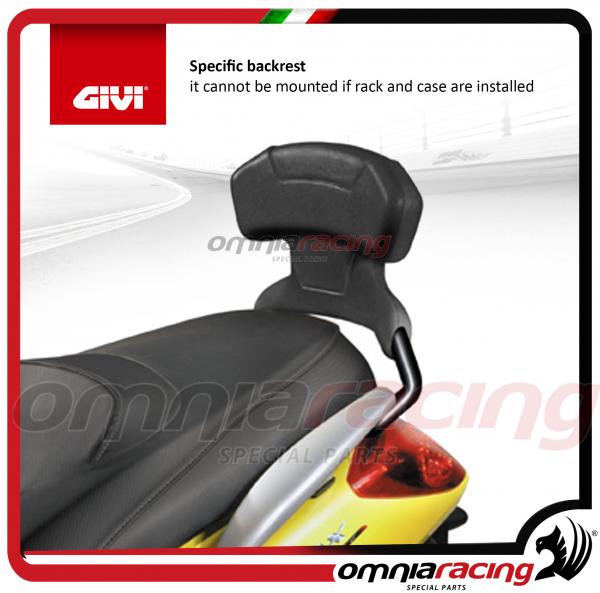 GIVI - Specific backrest for MBK MBK Skycruiser 125 05> 09