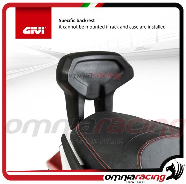 GIVI - Specific backrest for MBK Skycruiser 125 10> 12