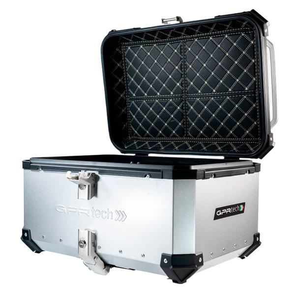 Bauletto GPR ALPI-TECH 55L alluminio argento con piastra per BMW F 900 Gs Adventure 2024-2025