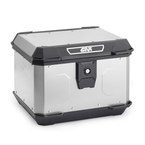 Bauletto Givi Alpina Monolock 44 litri alluminio con piastra e kit universale