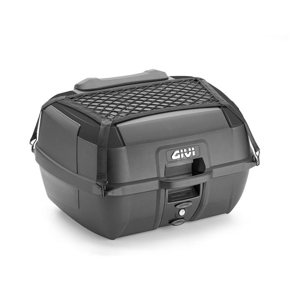 GIVI B45B+ bauletto Monolock centrale 45 litri in ABS nero con piastra e kit universale e schienalin