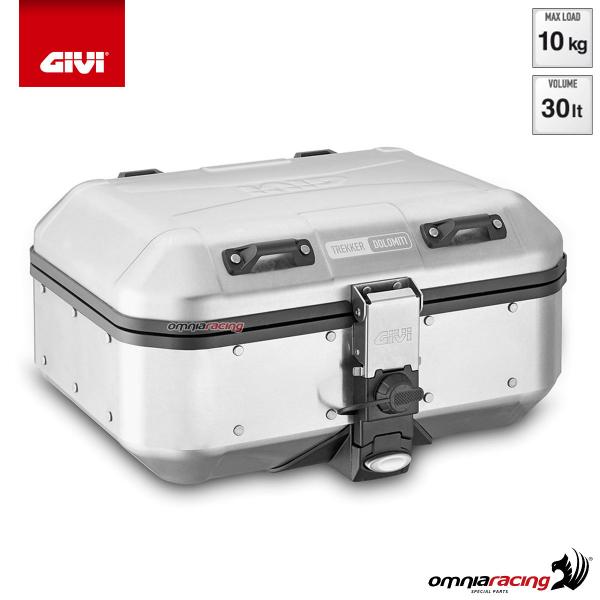 GIVI DLM30A valigia/bauletto Monokey DLM30 Trekker dolomiti centrale e laterale in alluminio