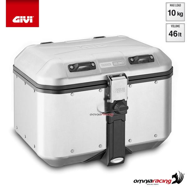 GIVI DLM46A central top-case Monokey DLM46 Trekker dolomiti in aluminium