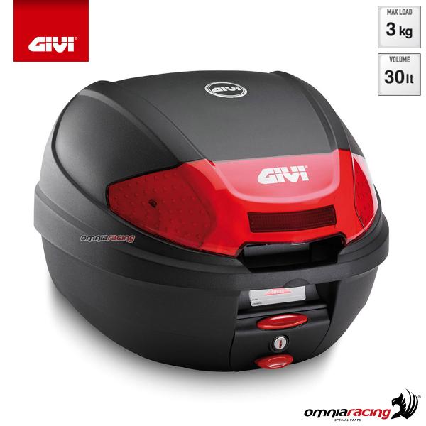 GIVI E300N2 central top-case Monolock E300N2 in black ABS