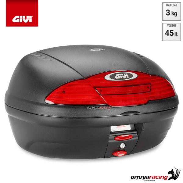 GIVI E4500N central top-case Monolock E450 simply II in black ABS