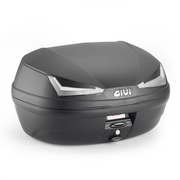 GIVI E455 SIMPLY IV TECH top-case Monolock 45 liters smoked reflectors with plate and universal kit