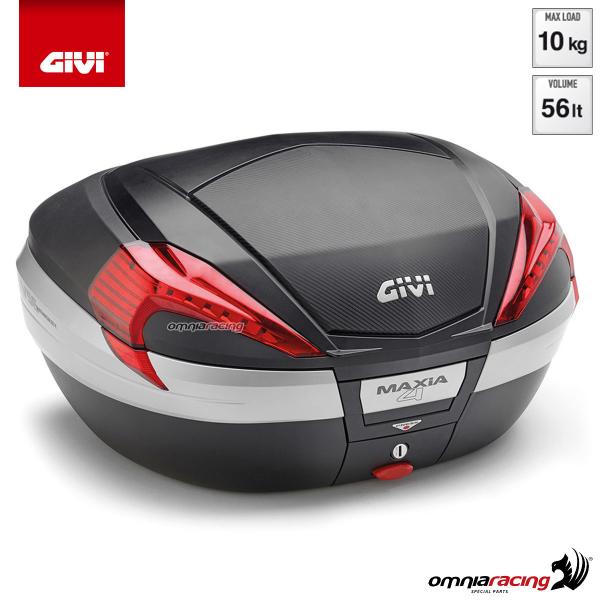 GIVI V56NN central top-case Monokey V56N Maxia 4 in black ABS + black cover