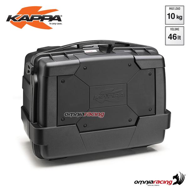 Side suitcase/rear top case Kappa KGR46N Garda Monokey volume 46 liter black ABS