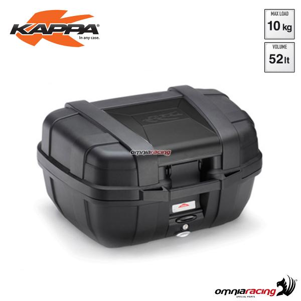 Valigia laterale/bauletto centrale Kappa KGR52 Garda Monokey volume 52 litri ABS colore nero