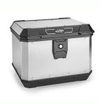Kappa KMX500 K-Metrobox Monolock 50 liter natural aluminum rear top case