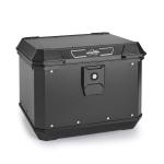 Kappa KMX500 K-Metrobox Monolock 50 liter black aluminum rear top case