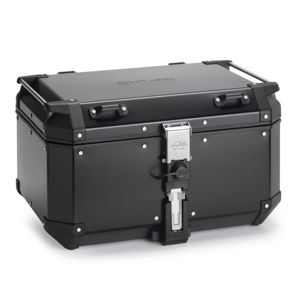 Rear top case Kappa KVG580B K-Voyager Monokey volume 58 liter black aluminium