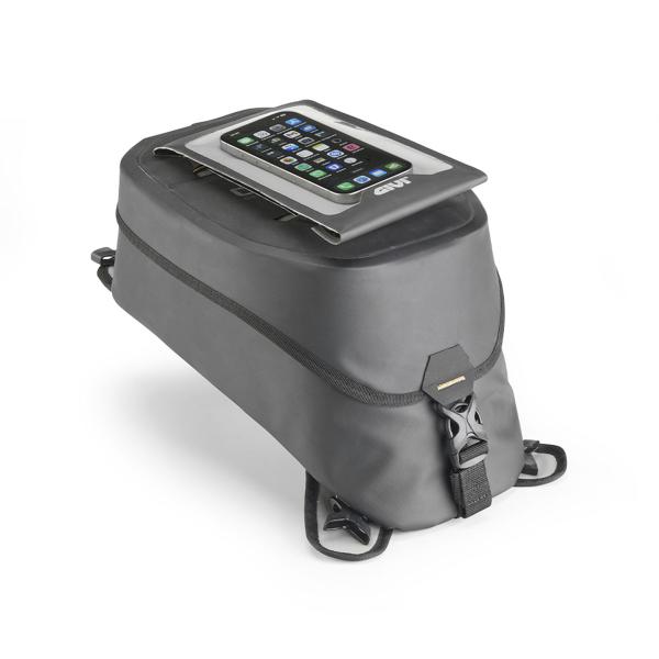 GIVI GRT716 Canyon black tank bag waterproof 10 liters with yellow interior