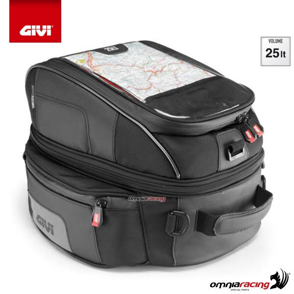 Givi Xstream Tanklock tank bag black extensible 25 liters