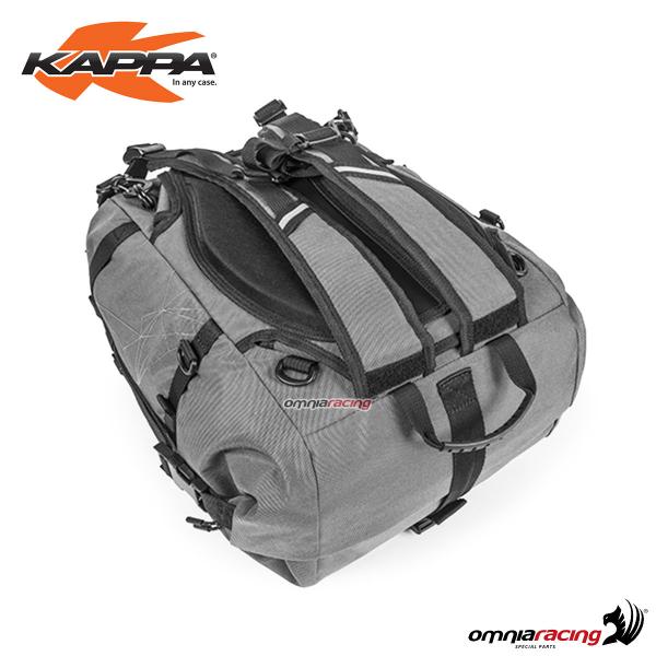 Kappa Extensible Gray Waterproof Tank Bag 20 Liters Usable As a