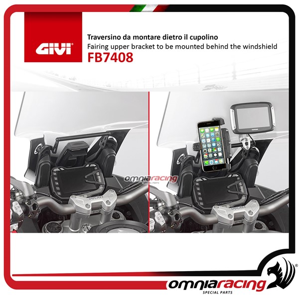 Givi Gps/Smartphone mounting crossbar for DUCATI Multistrada 950 2017>
