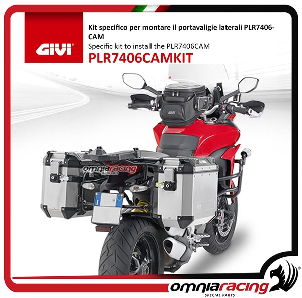 Givi kit specifico per montare il portavaligie laterale PLR7406CAM per DUCATI Multistrada 1200 2015>
