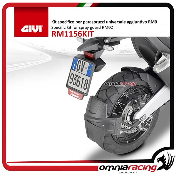 Givi kit specifico per paraspruzzi/parafango specifico RM02 per Honda XADV 750 2017>