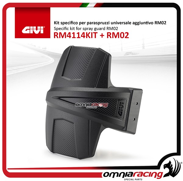 Givi additional splash guard with mounting kit for Kawasaki Versys 650 2015>