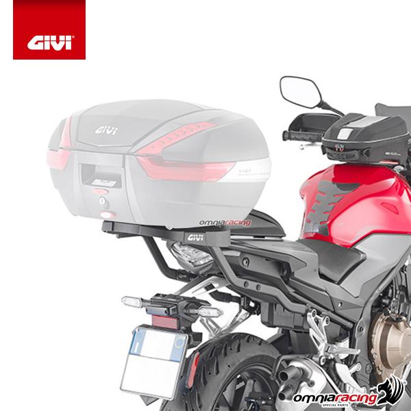 Attacco posteriore in alluminio per bauletto Givi MONOKEY o MONOLOCK per Honda CB500F 2019>