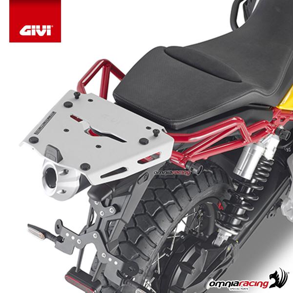 Attacco posteriore in alluminio per bauletto Givi MONOKEY per Moto Guzzi V85TT 2019>