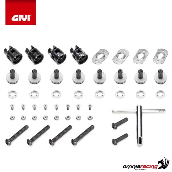 Givi Kit 12RKIT RAPID RELEASE to transform the side case holder into a quick release frame