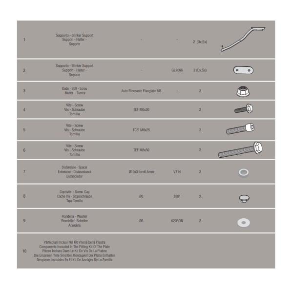 Rear rack Givi top cases Monokey Monolock Kawasaki ER6n/ER6f 650 2012-2016