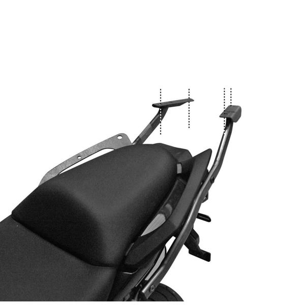 Attacco posteriore bauletto Givi Monokey Monolock Kawasaki Versys 650 2010-2014