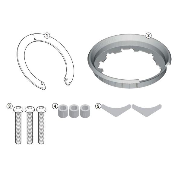 Attacco flangia borsa serbatoio Givi Tanklock Yamaha Tracer 9/GT 2021-2022