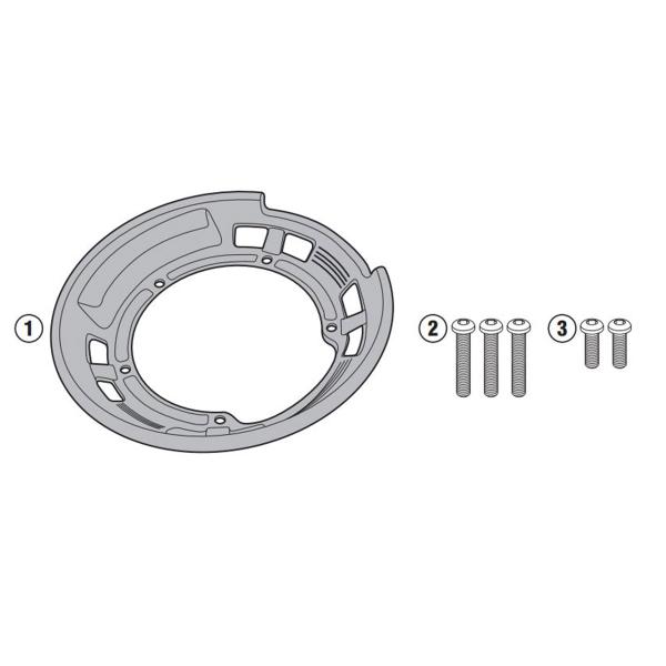 Attacco flangia borsa serbatoio Givi Tanklock Honda Transalp XL750 2023