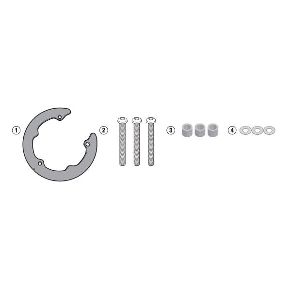 Attacco flangia borsa serbatoio Givi Tanklock Benelli 502C 2019-2022