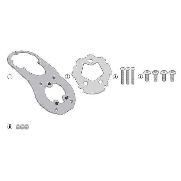 Attacco flangia borsa serbatoio Givi Tanklock Honda CB1000R 2018-2020